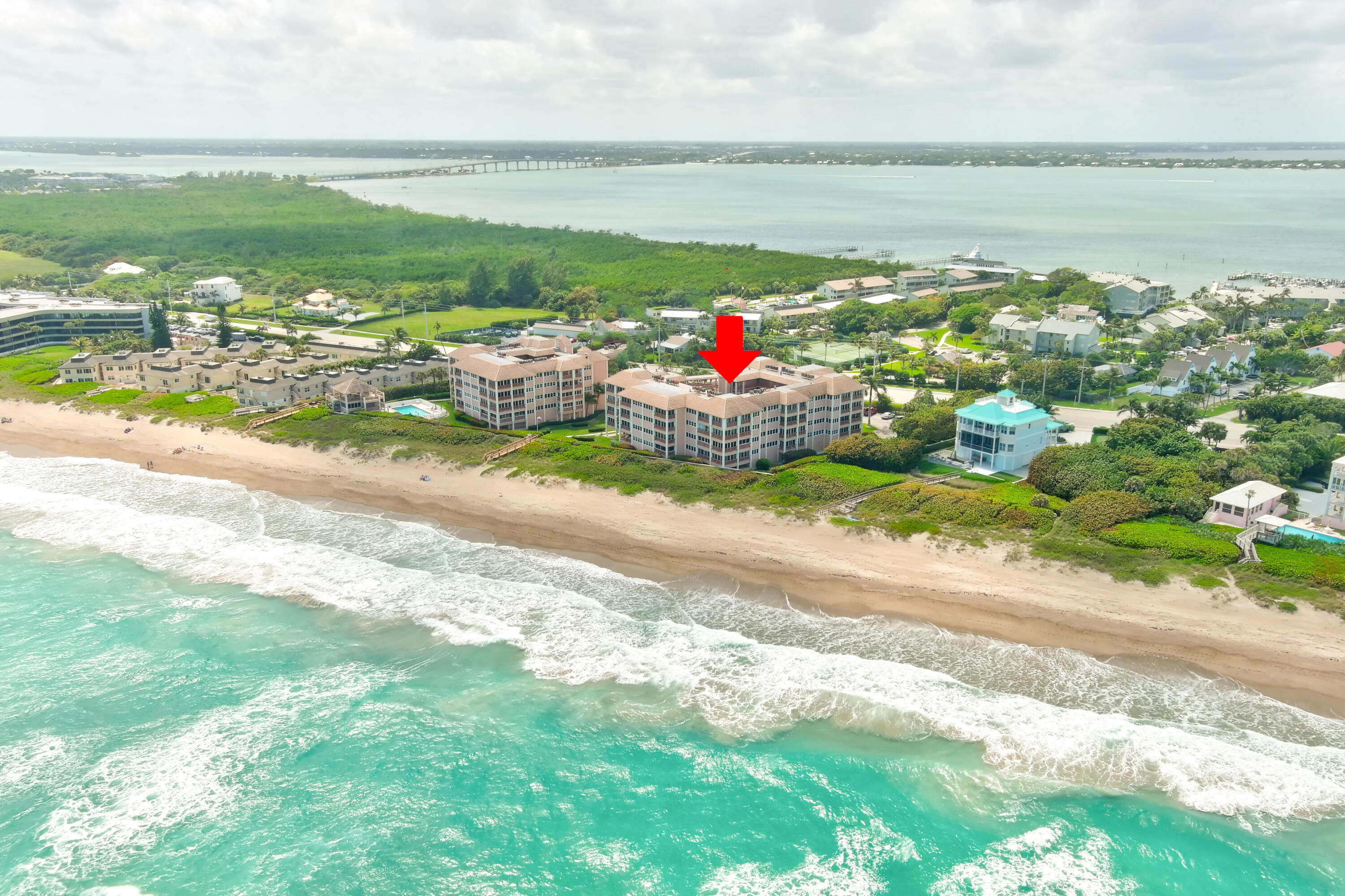 1555 Northeast Ocean Boulevard, Unit 205 Stuart, FL 34996 - Photo 50 of 57 a view of a street with an ocean view
