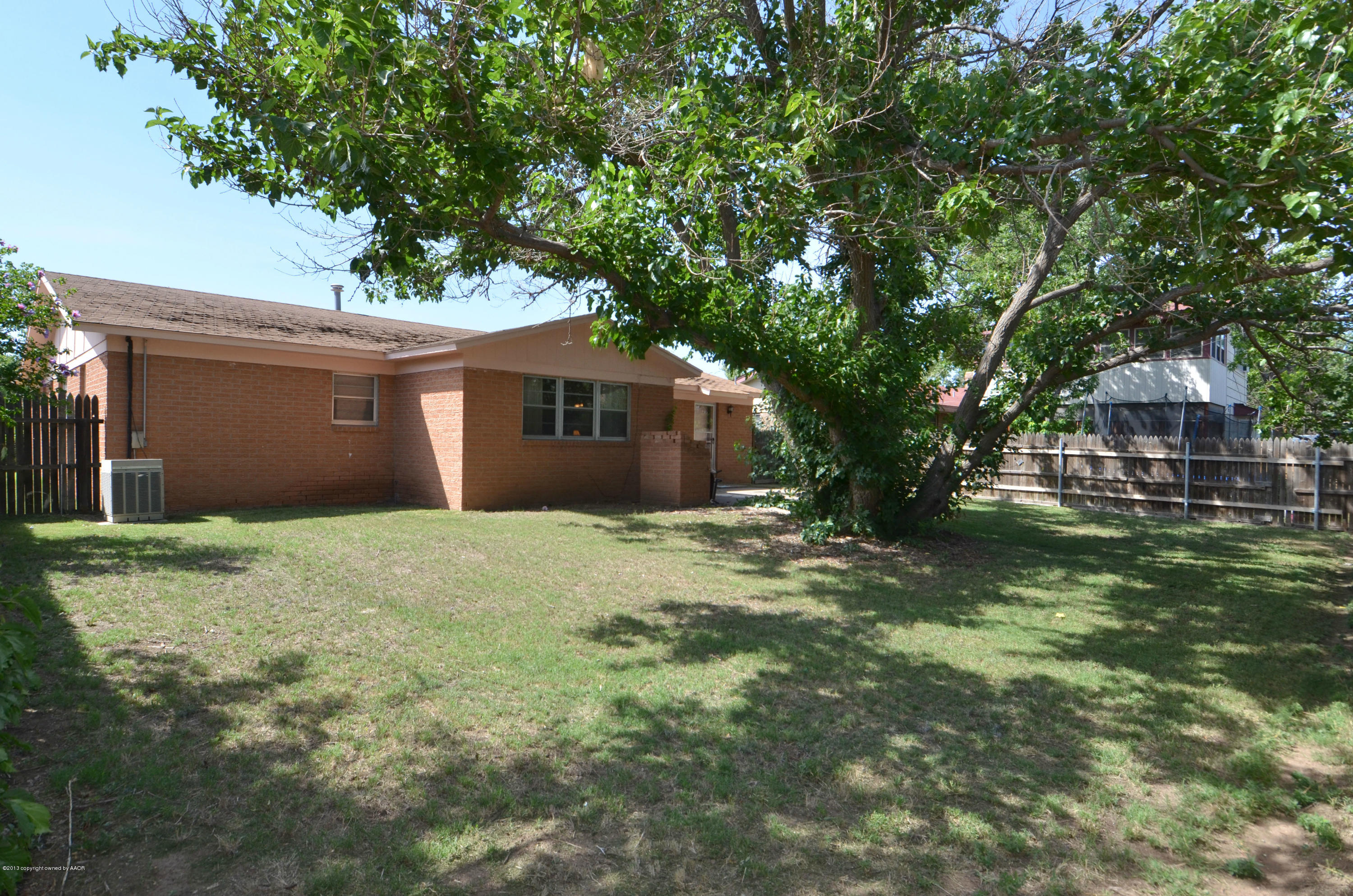 5107 Temple Drive Amarillo, TX 79110 - Photo 18 of 19 Back Yard