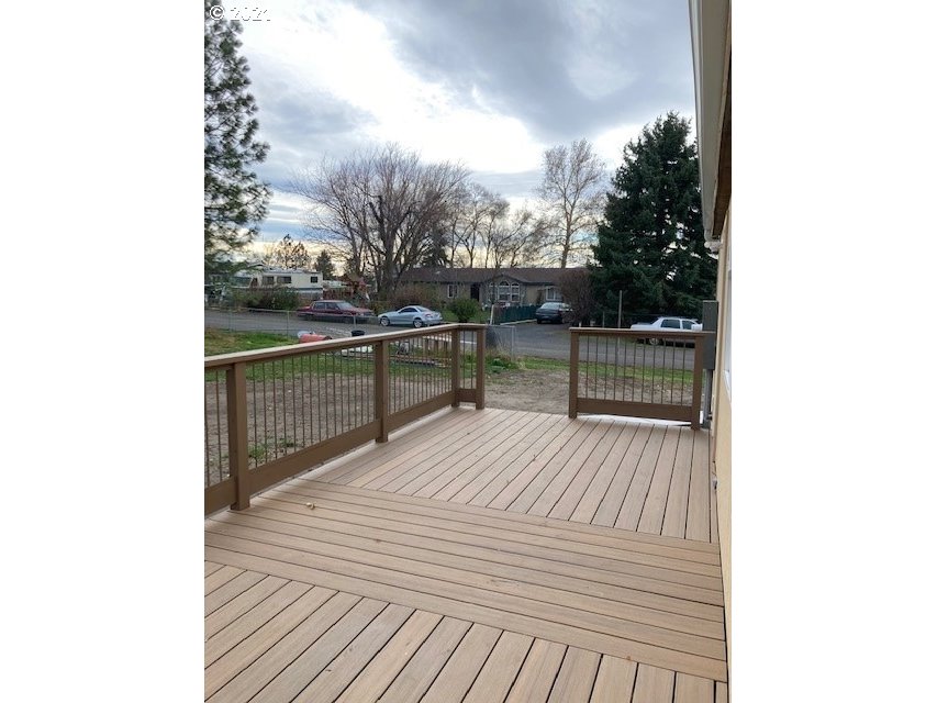 46368 Durham Place Pendleton, OR 97801 - Photo 22 of 32 a view of a balcony with wooden floor