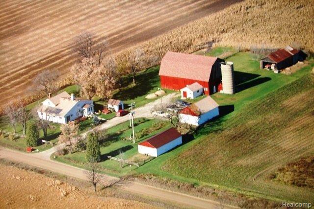 13950 Koehn Road Capac, MI 48014 - Photo 1 of 17 Aerial View of the Farm