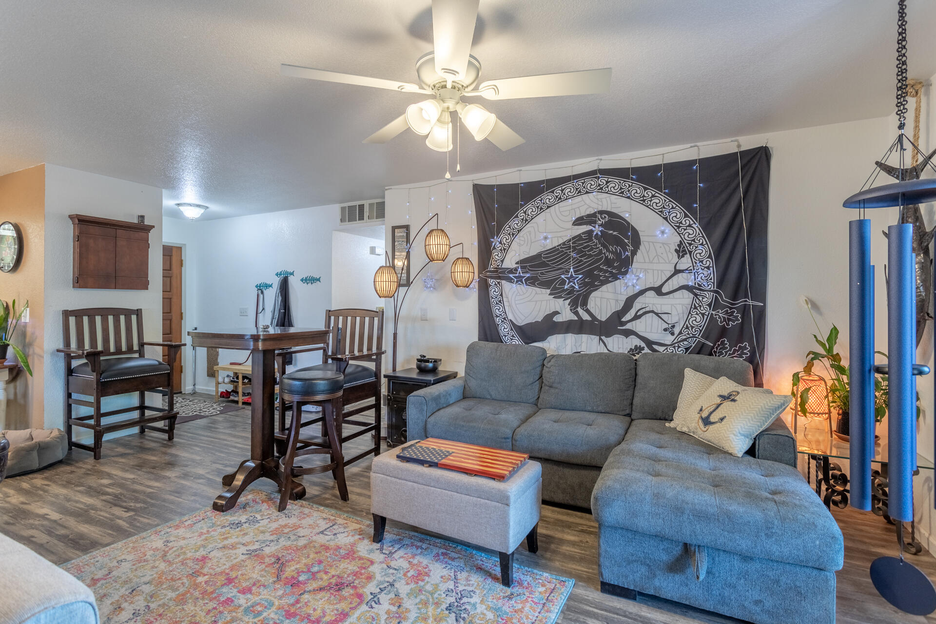 1274 Harpole Road Redding, CA 96002 - Photo 8 of 27 a living room with furniture and a dining table