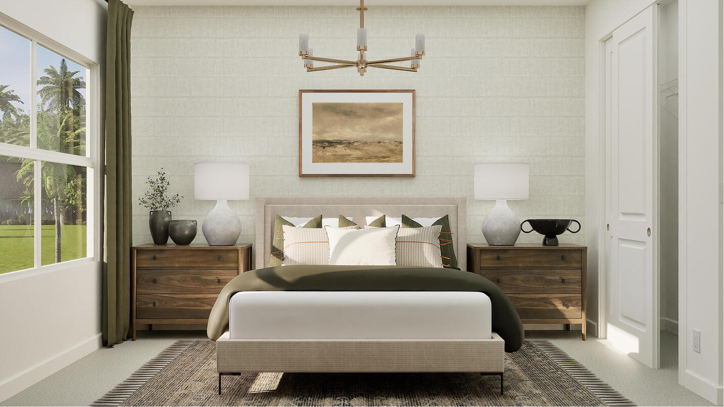 1022 Raleigh Way Wellington, FL 33449 - Photo 14 of 16 a bedroom with a bed and a window