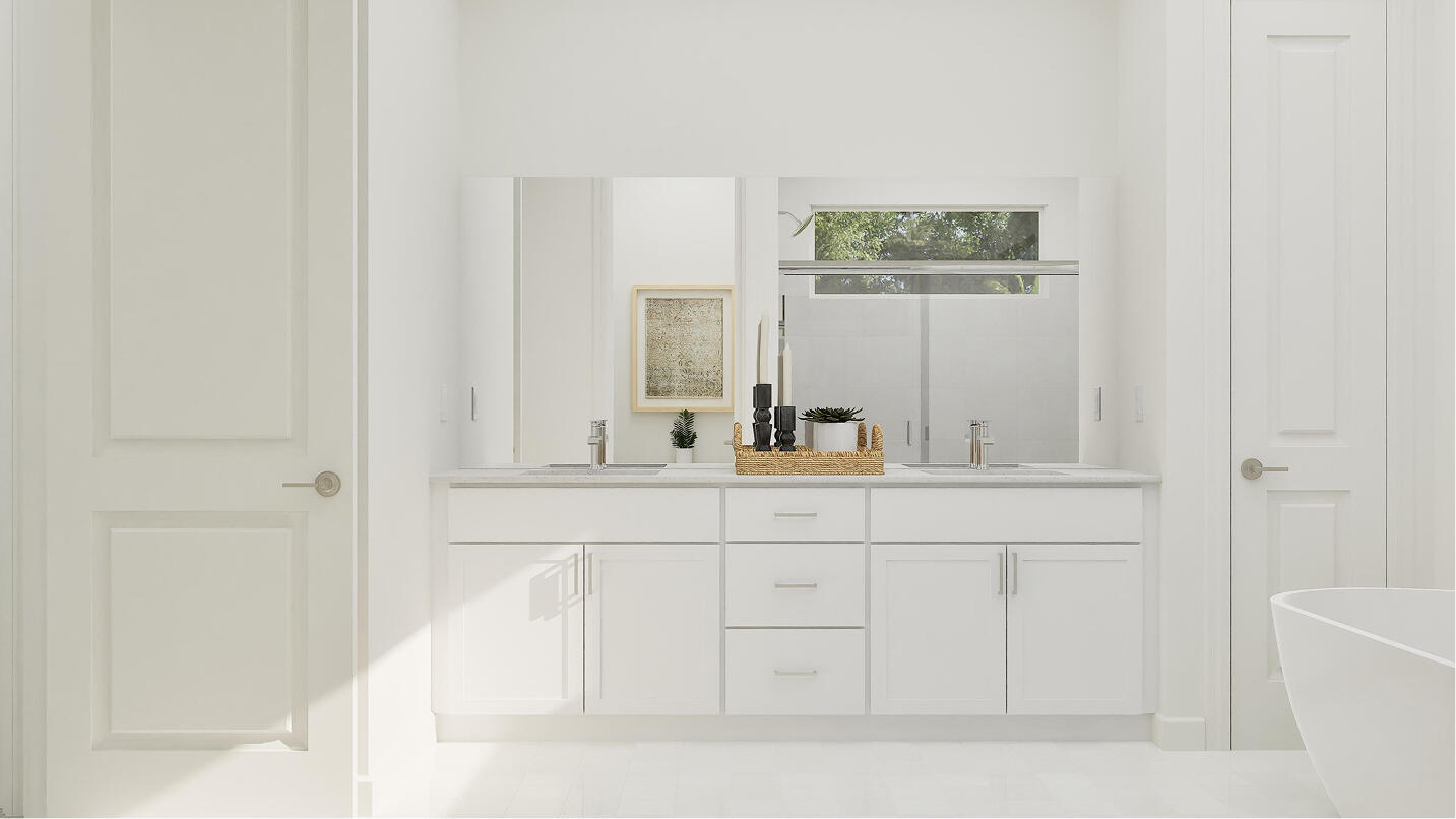 1022 Raleigh Way Wellington, FL 33449 - Photo 8 of 16 a bathroom with a sink and mirror