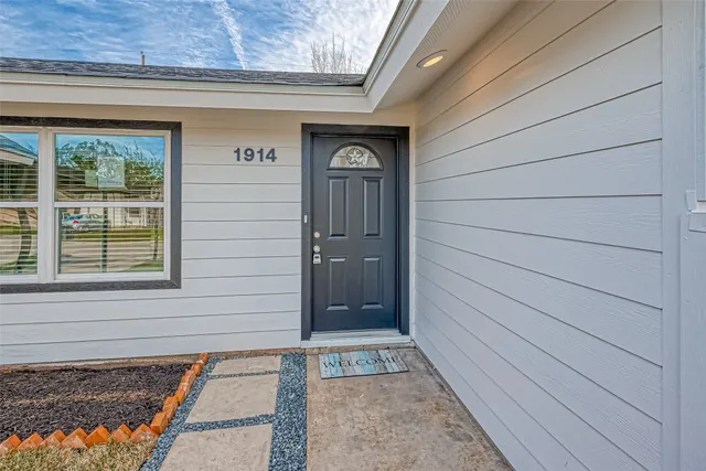 a view of front door of a house