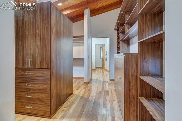 a view of walk in closet