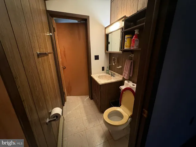 a bathroom with a sink and a toilet