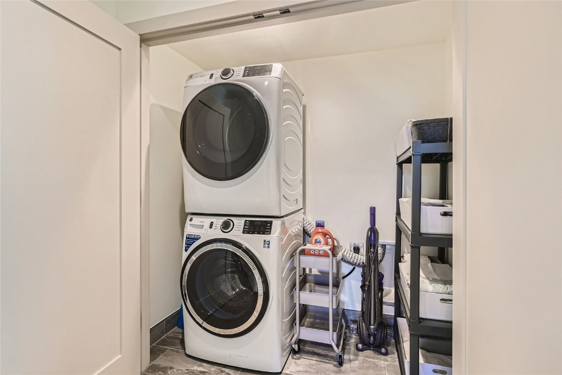 46 6th Street, Unit A1 Silverthorne, CO 80498 - Photo 22 of 28 a utility room with dryer and washer