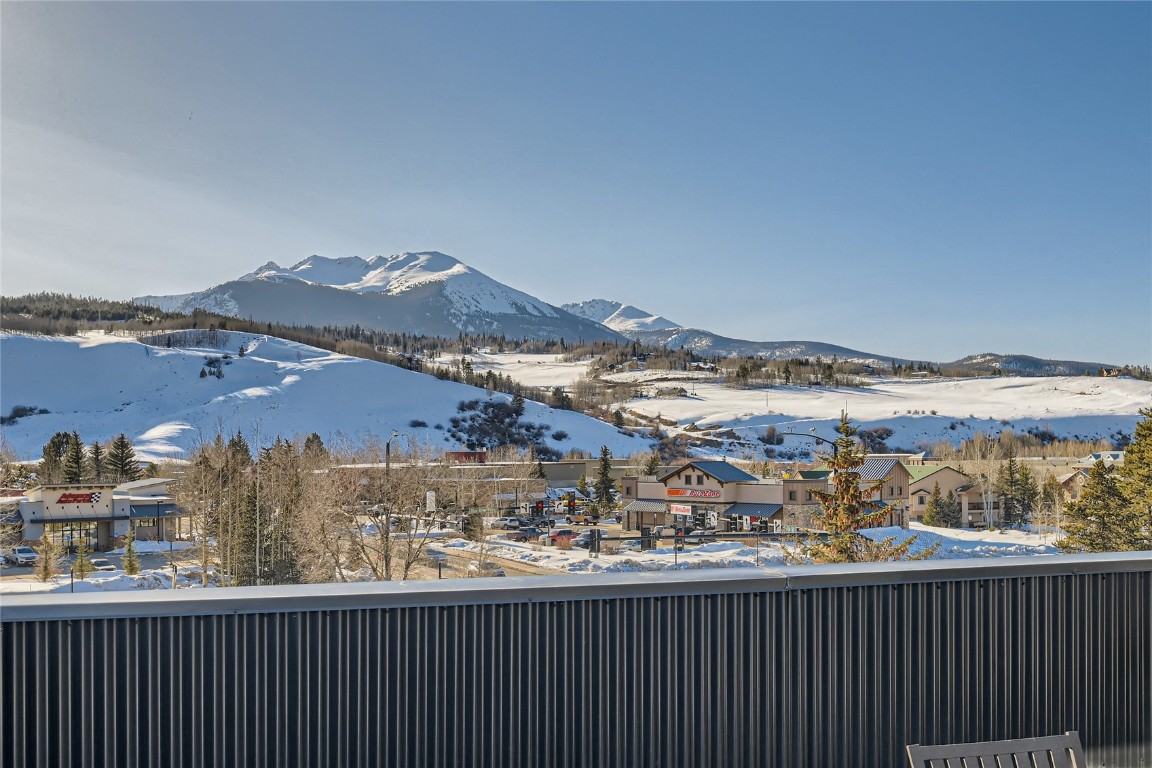 46 6th Street, Unit A1 Silverthorne, CO 80498 - Photo 27 of 28 a view of a city from a terrace