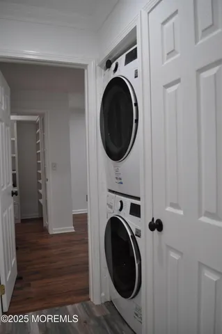 a view of walk in closet