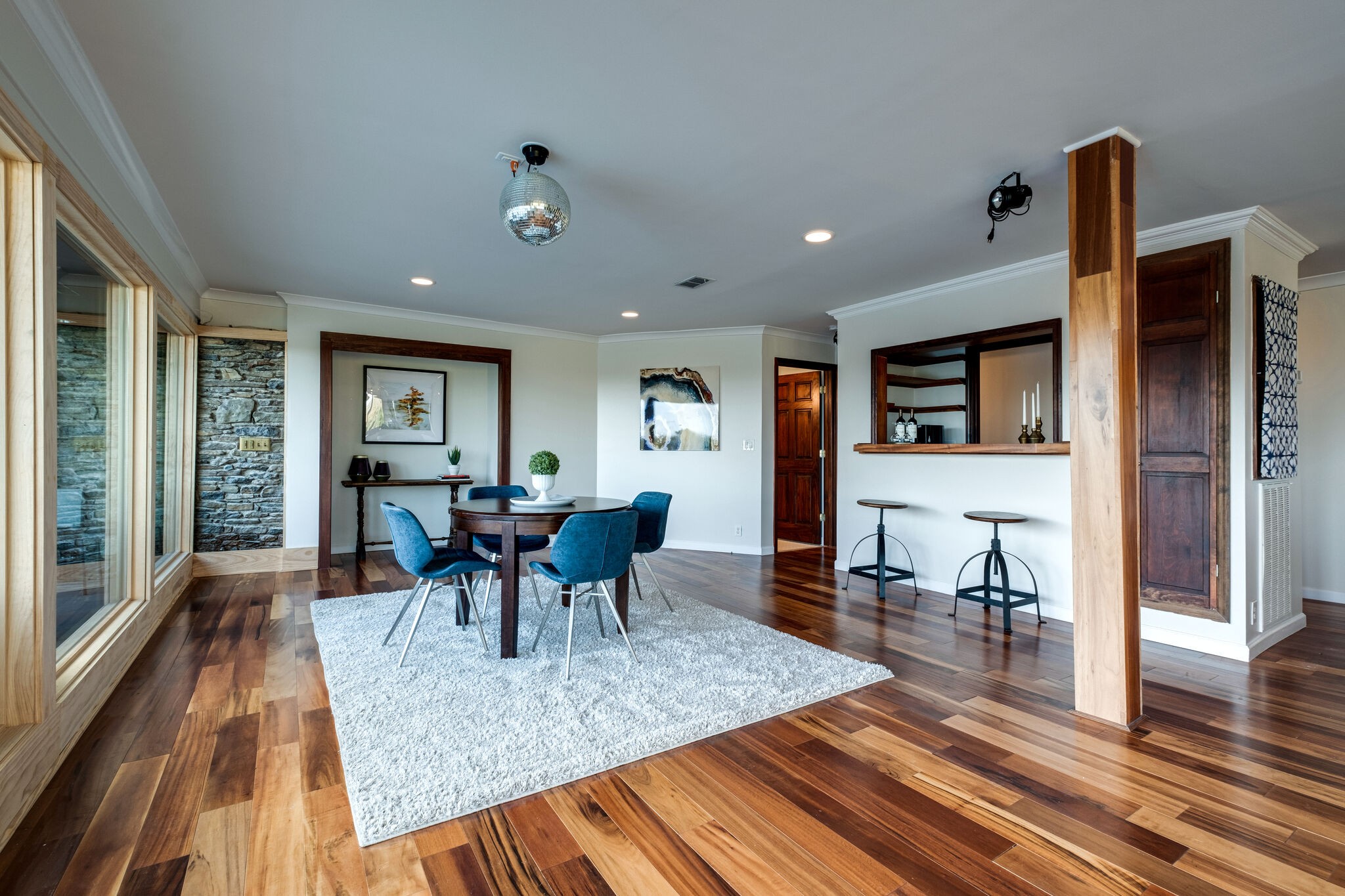 1338 Campbell Road Goodlettsville, TN 37072 - Photo 14 of 48 a view of a dining room with furniture window and wooden floor