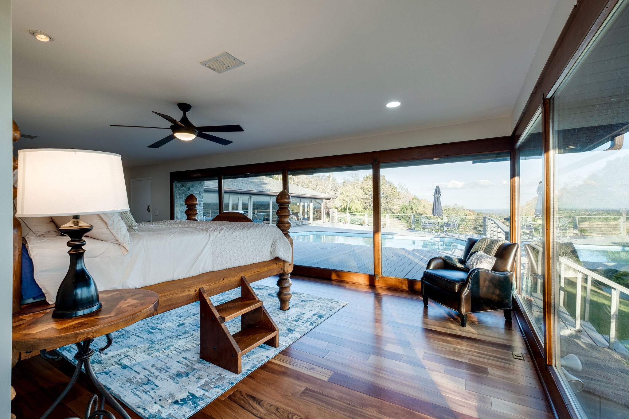 1338 Campbell Road Goodlettsville, TN 37072 - Photo 23 of 48 a living room with furniture floor to ceiling window and wooden floor