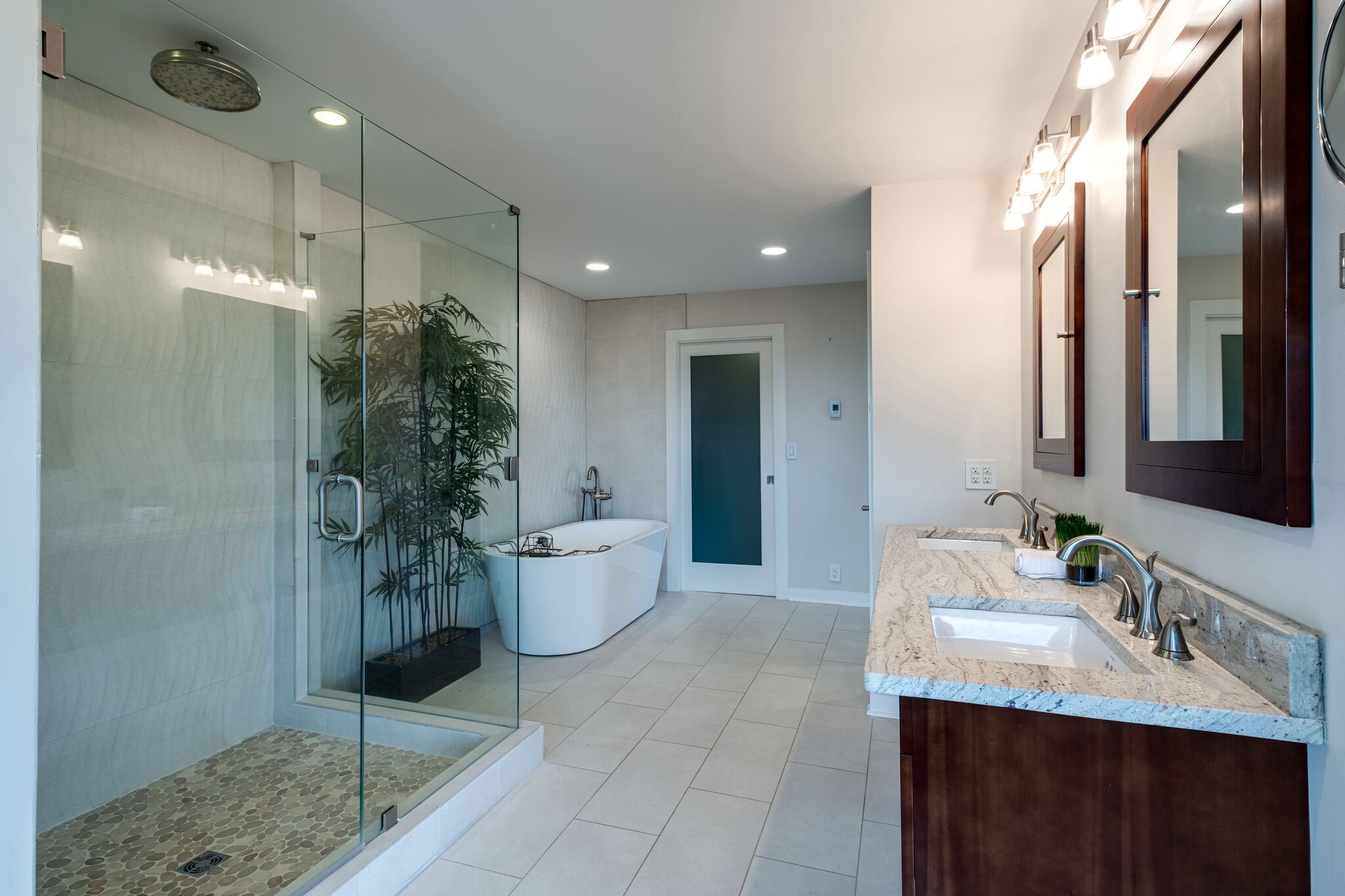 1338 Campbell Road Goodlettsville, TN 37072 - Photo 24 of 48 a spacious bathroom with a granite countertop sink a toilet and shower