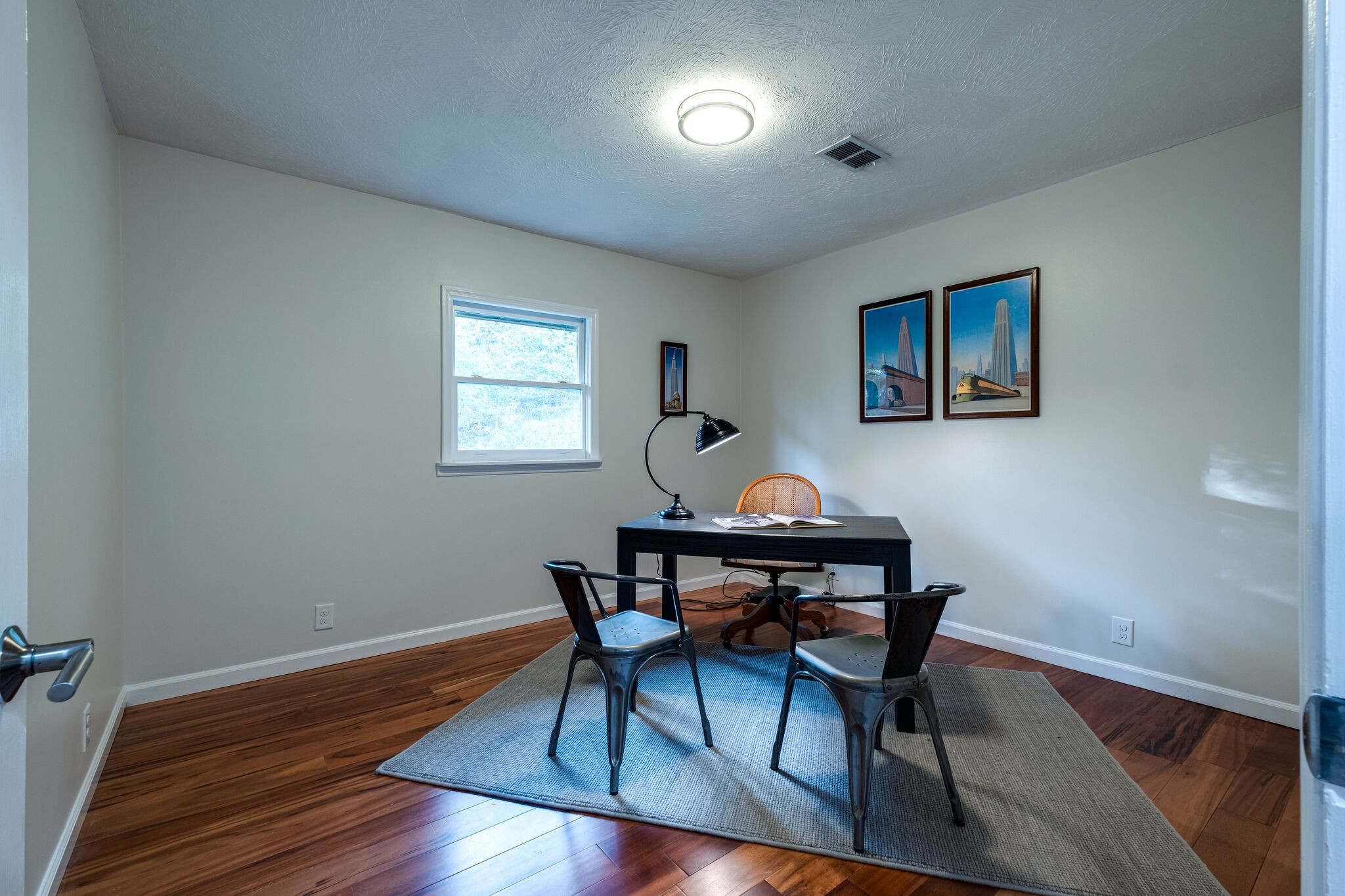 1338 Campbell Road Goodlettsville, TN 37072 - Photo 29 of 48 a view of a workspace with furniture window and wooden floor