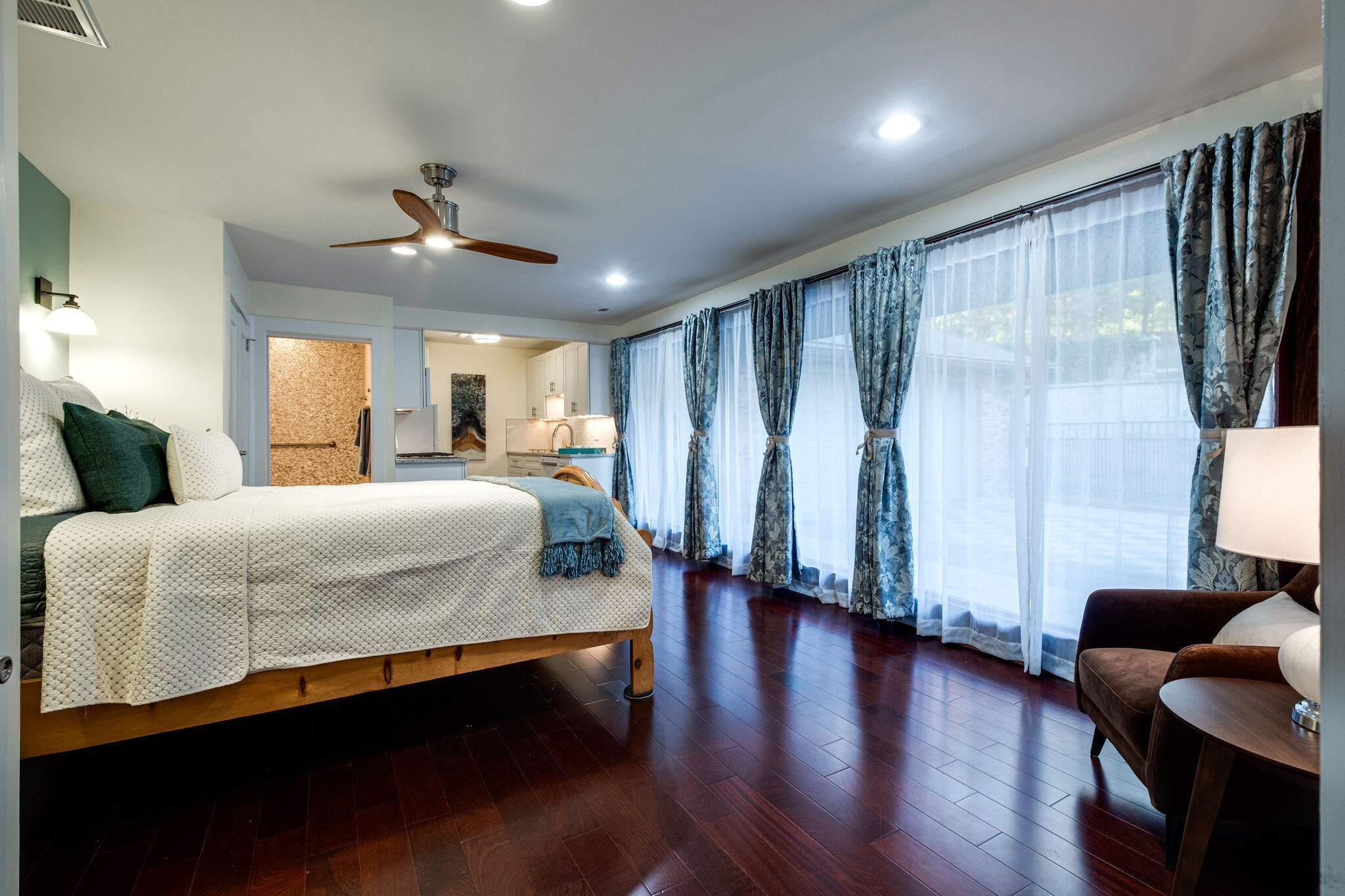 1338 Campbell Road Goodlettsville, TN 37072 - Photo 33 of 48 a bedroom with furniture and wooden floor