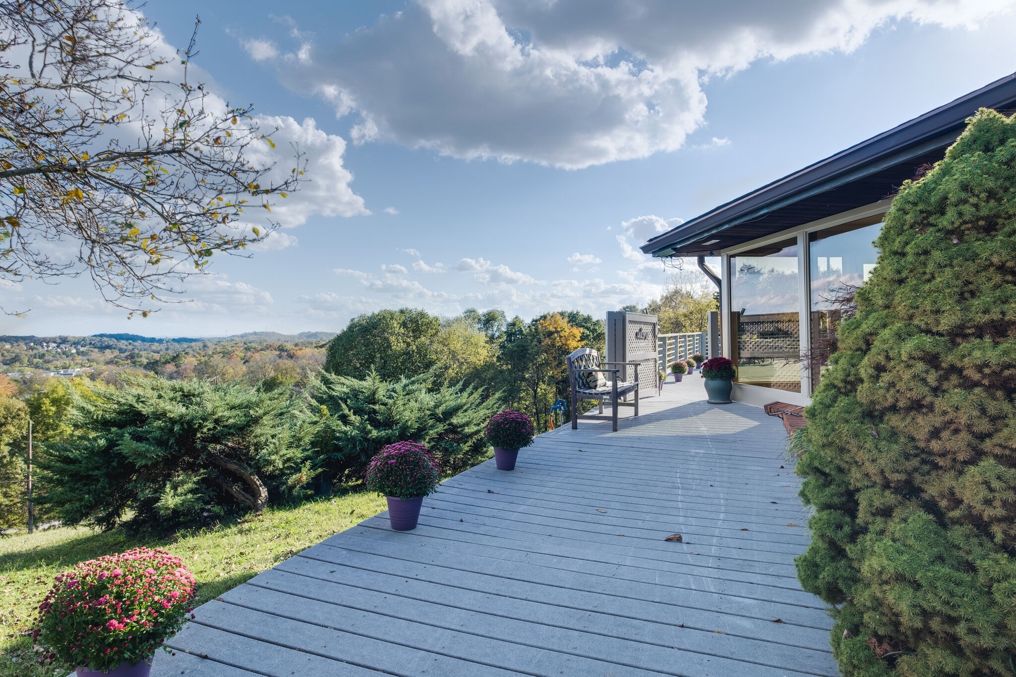 1338 Campbell Road Goodlettsville, TN 37072 - Photo 8 of 48 a view of a porch with furniture and a yard