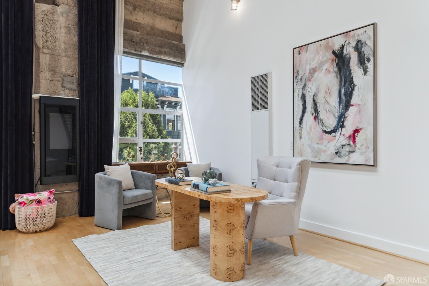 1 Rausch Street, Unit G San Francisco, CA 94103 - Photo 19 of 49 a dining room with furniture and window