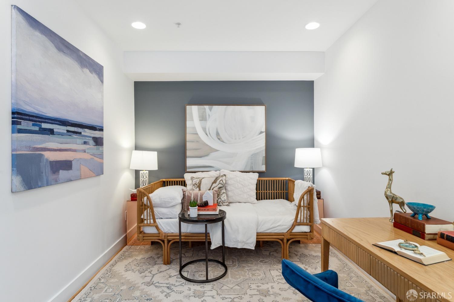 1 Rausch Street, Unit G San Francisco, CA 94103 - Photo 27 of 49 a living room with furniture and a window