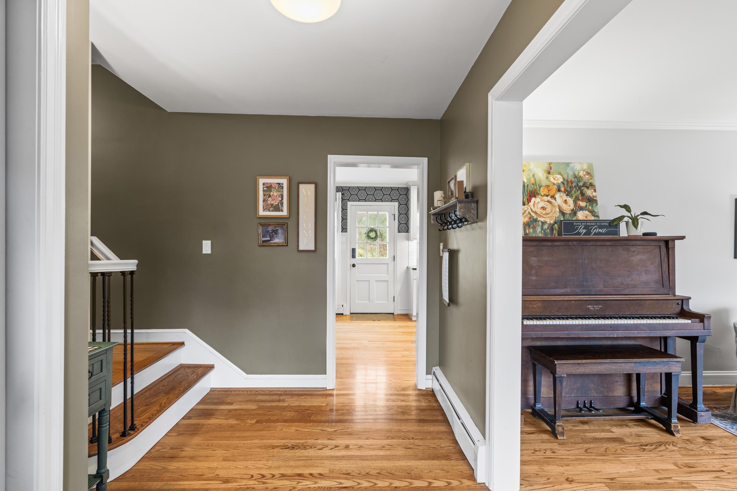 1220 Chatham Road Waynesboro, VA 22980 - Photo 11 of 64 a view of a hallway view with living room and wooden floor
