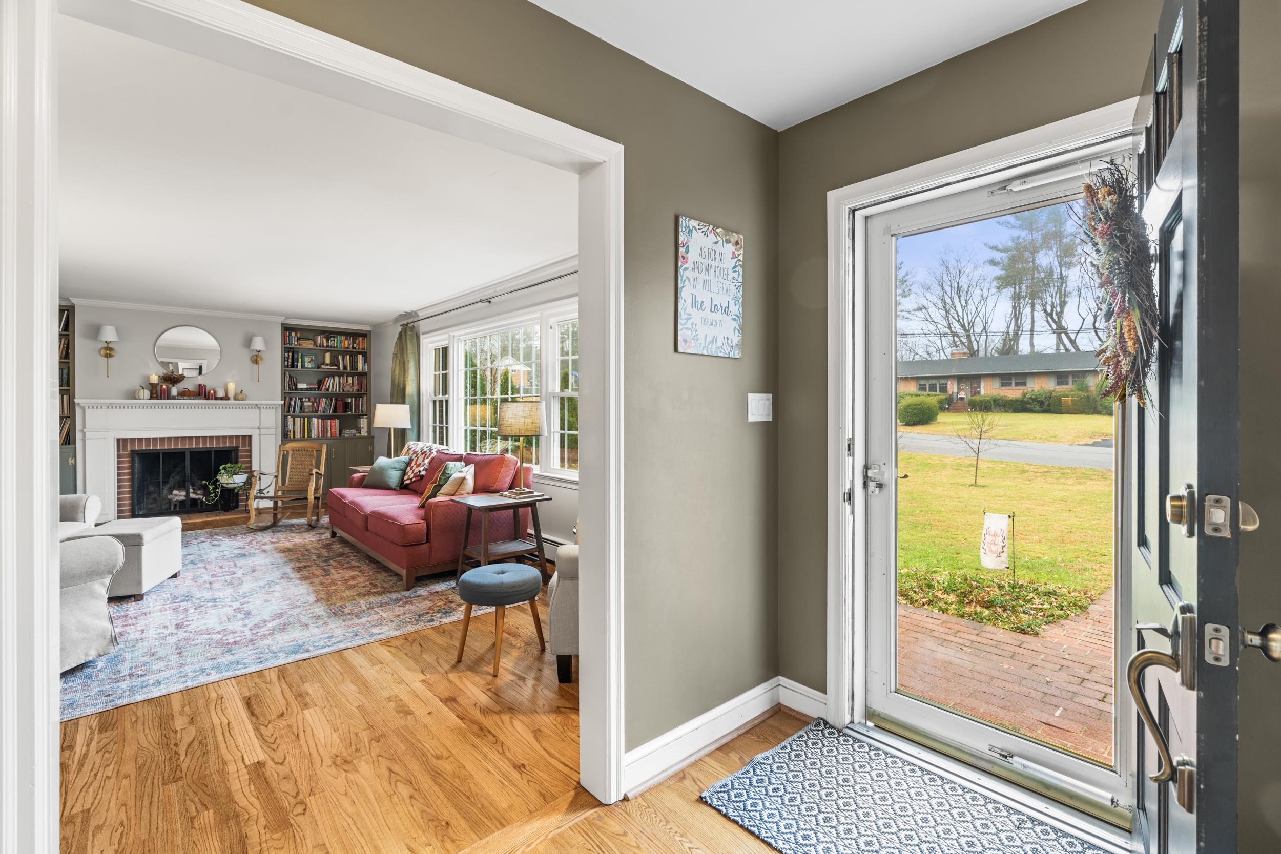 1220 Chatham Road Waynesboro, VA 22980 - Photo 12 of 64 a living room with furniture and a fireplace