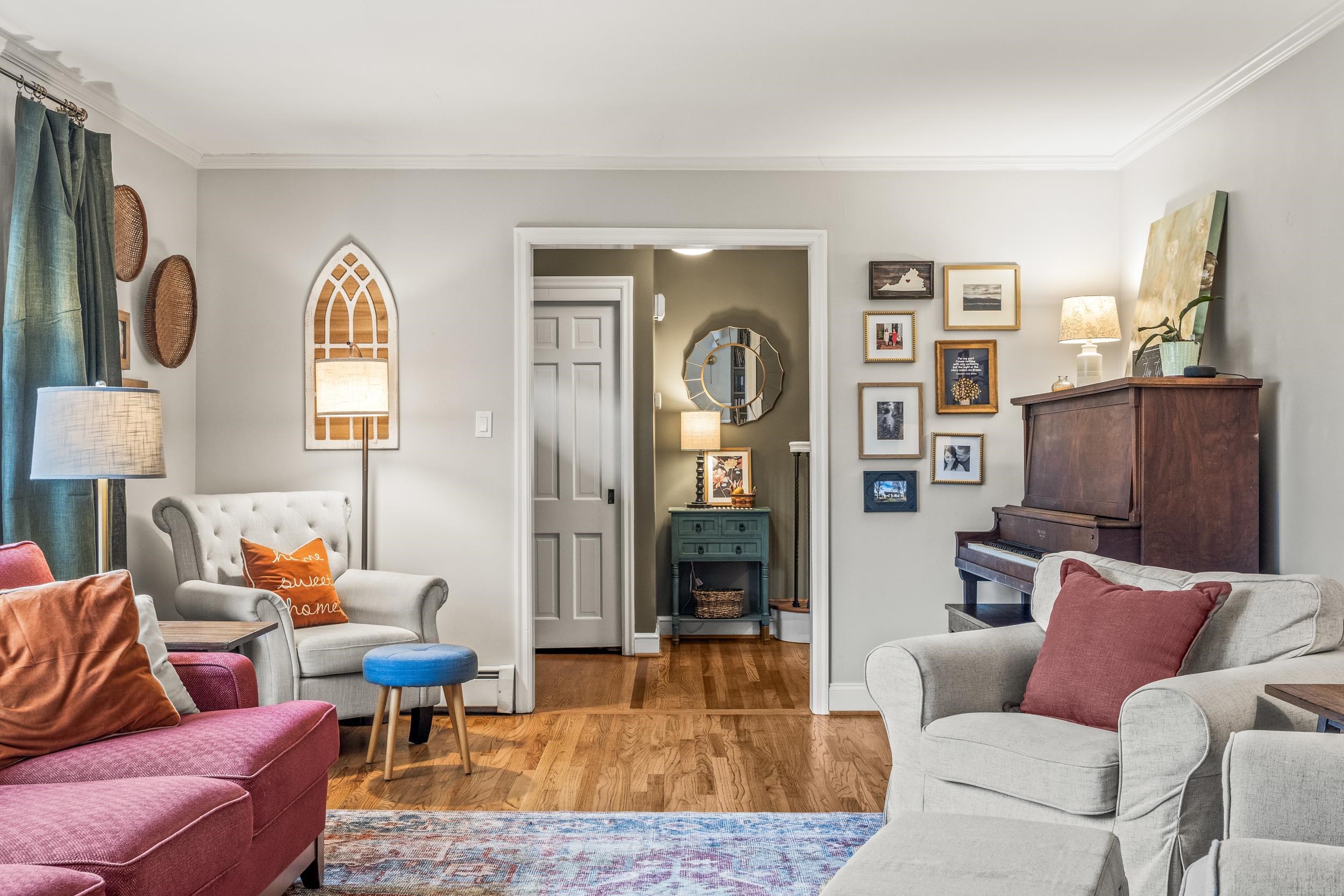 1220 Chatham Road Waynesboro, VA 22980 - Photo 28 of 64 a living room with furniture fireplace and a window