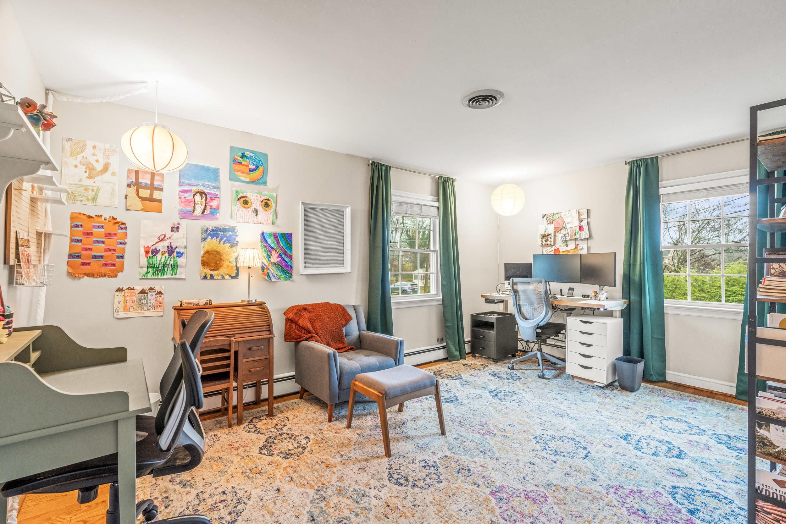 1220 Chatham Road Waynesboro, VA 22980 - Photo 43 of 64 a work room with furniture a rug toys and windows