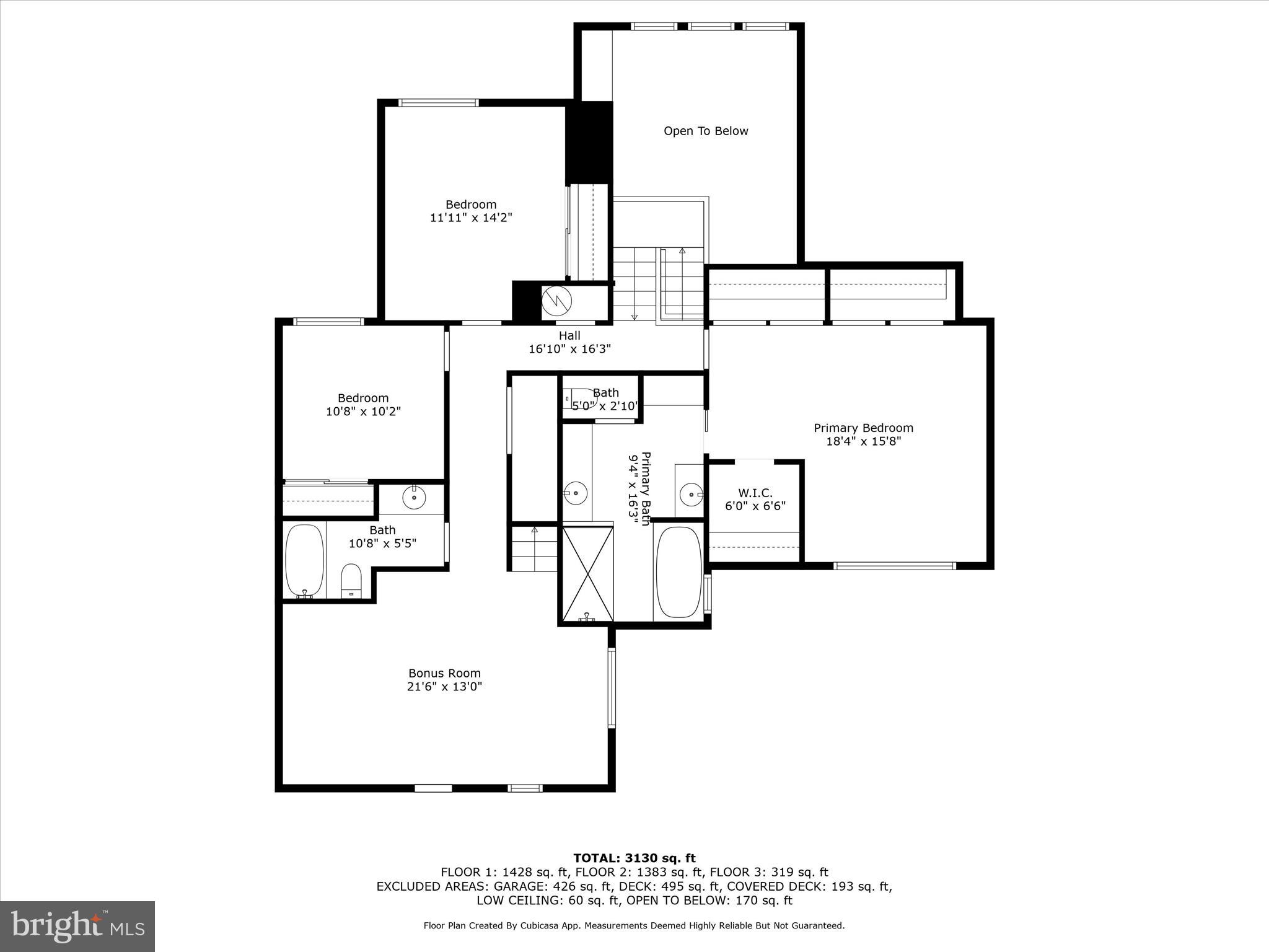 2113 South Bay Lane Reston, VA 20191 - Photo 54 of 56 a picture of floor plan