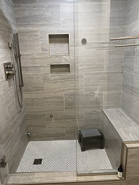 274 Main Street, Unit 5 Gloucester, MA 01930 - Photo 11 of 17 a bathroom with a sink toilet and shower