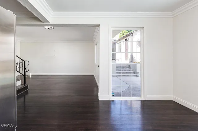 wooden floor in an empty room