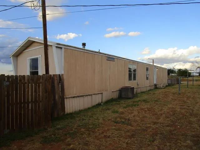 a backyard of a house