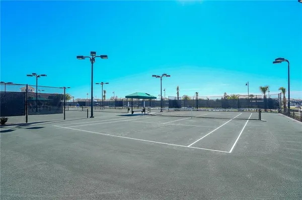 a view of a tennis court