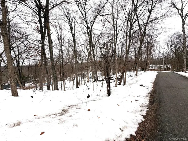 a view of snow covered with snow