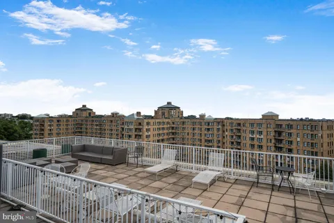 a view of city from balcony