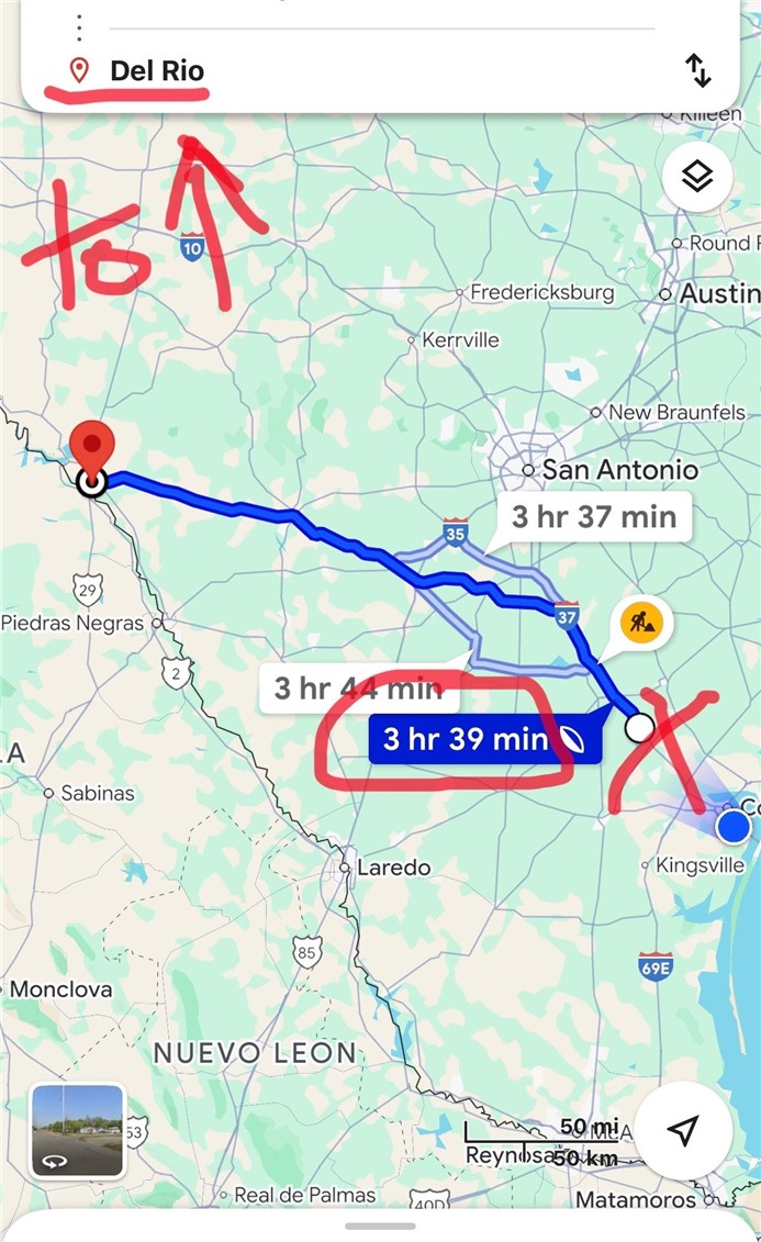 0 Fm 3024 Circle Mathis, TX 78368 - Photo 36 of 38 a sign that is sitting on a floor