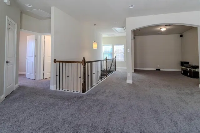 a view of a hallway with a hallway