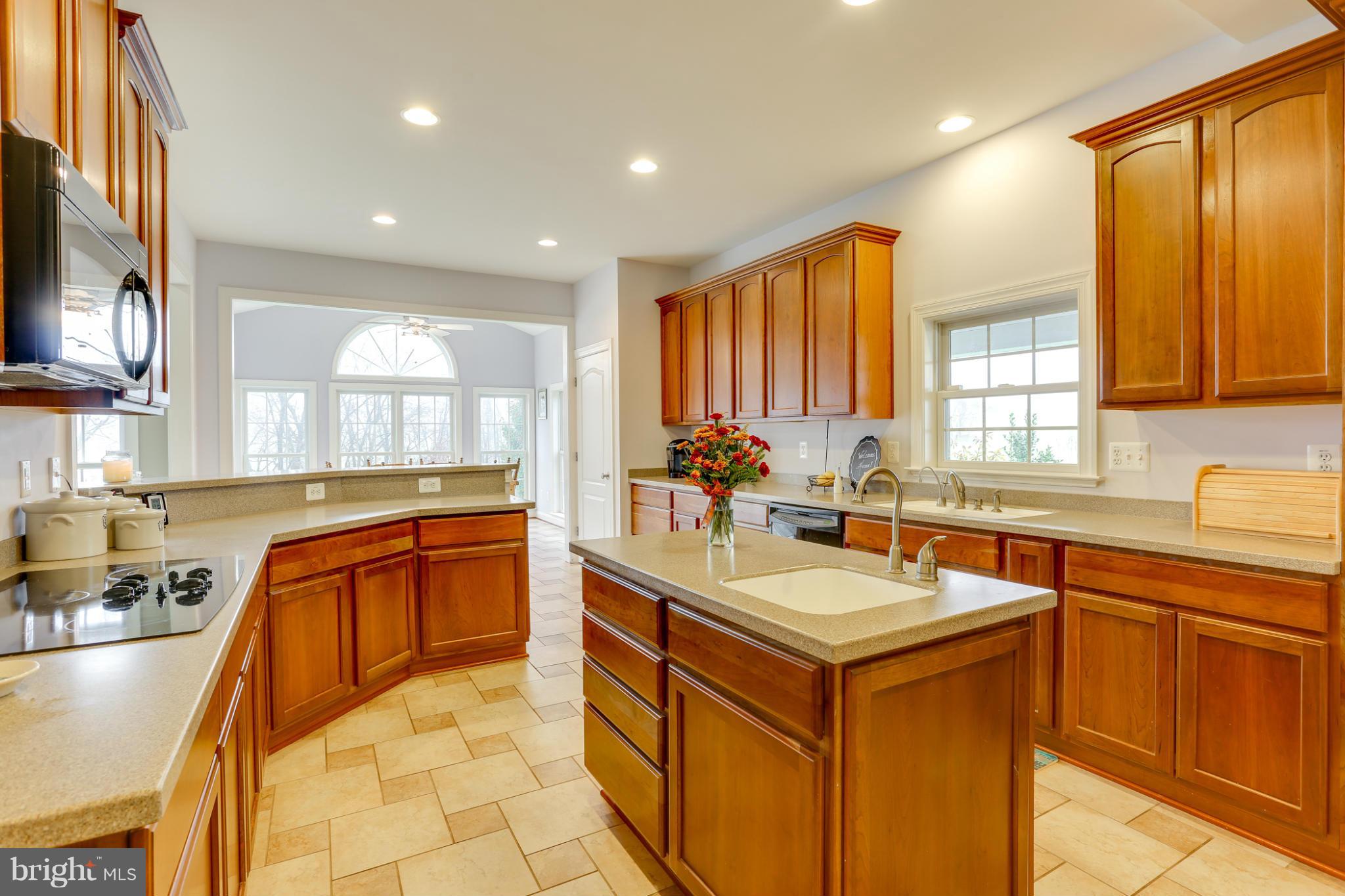 8490 Mapleville Road Mount Airy, MD 21771 - Photo 13 of 30 a kitchen with stainless steel appliances granite countertop a sink stove and cabinets