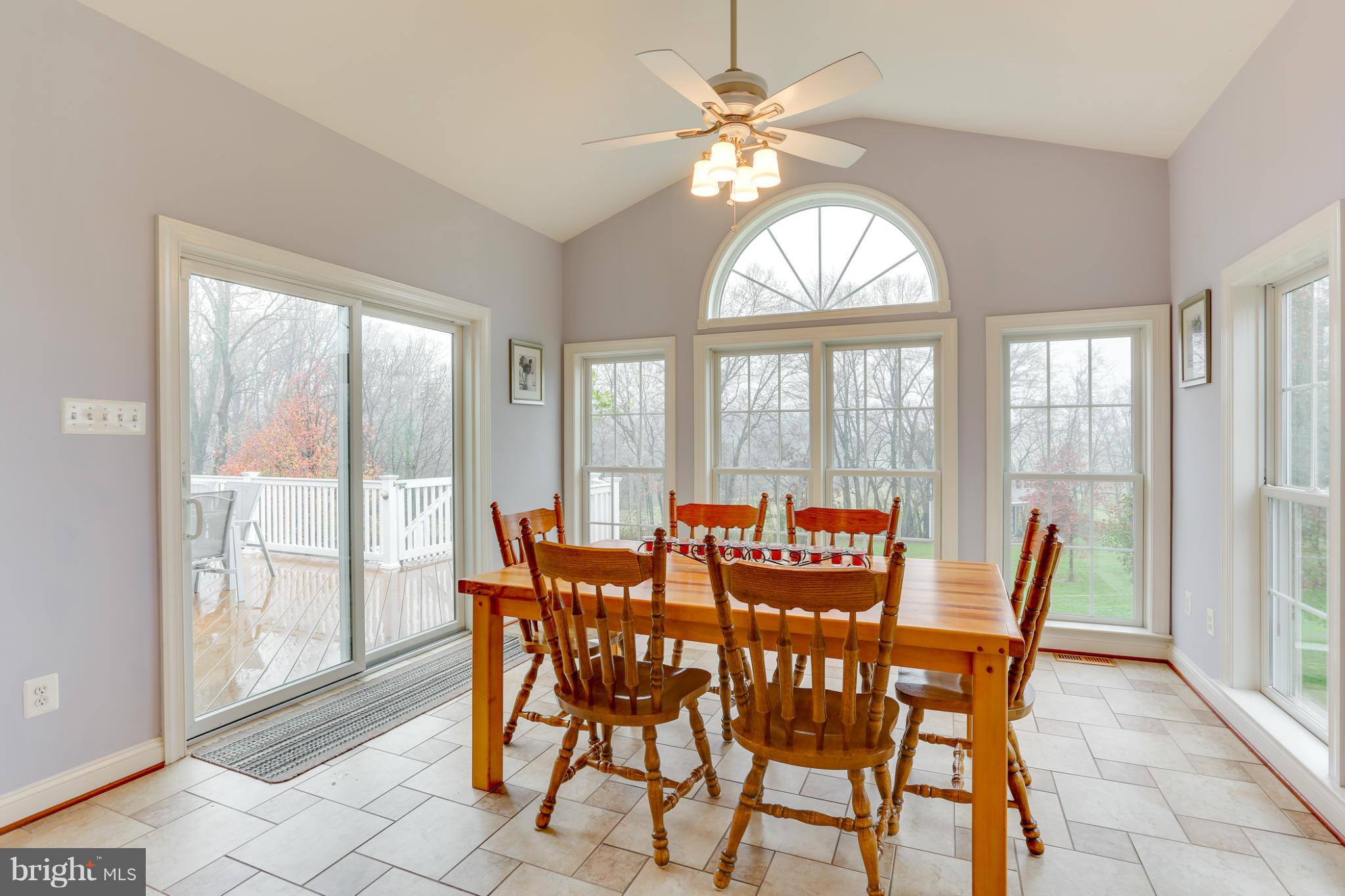 8490 Mapleville Road Mount Airy, MD 21771 - Photo 15 of 30 a view of a dining room with furniture window and outside view