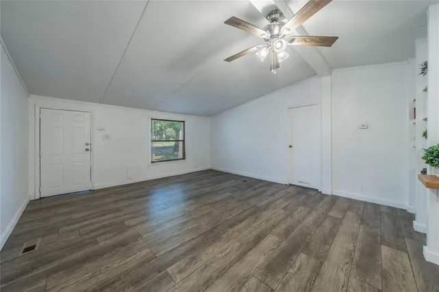 wooden floor in an empty room