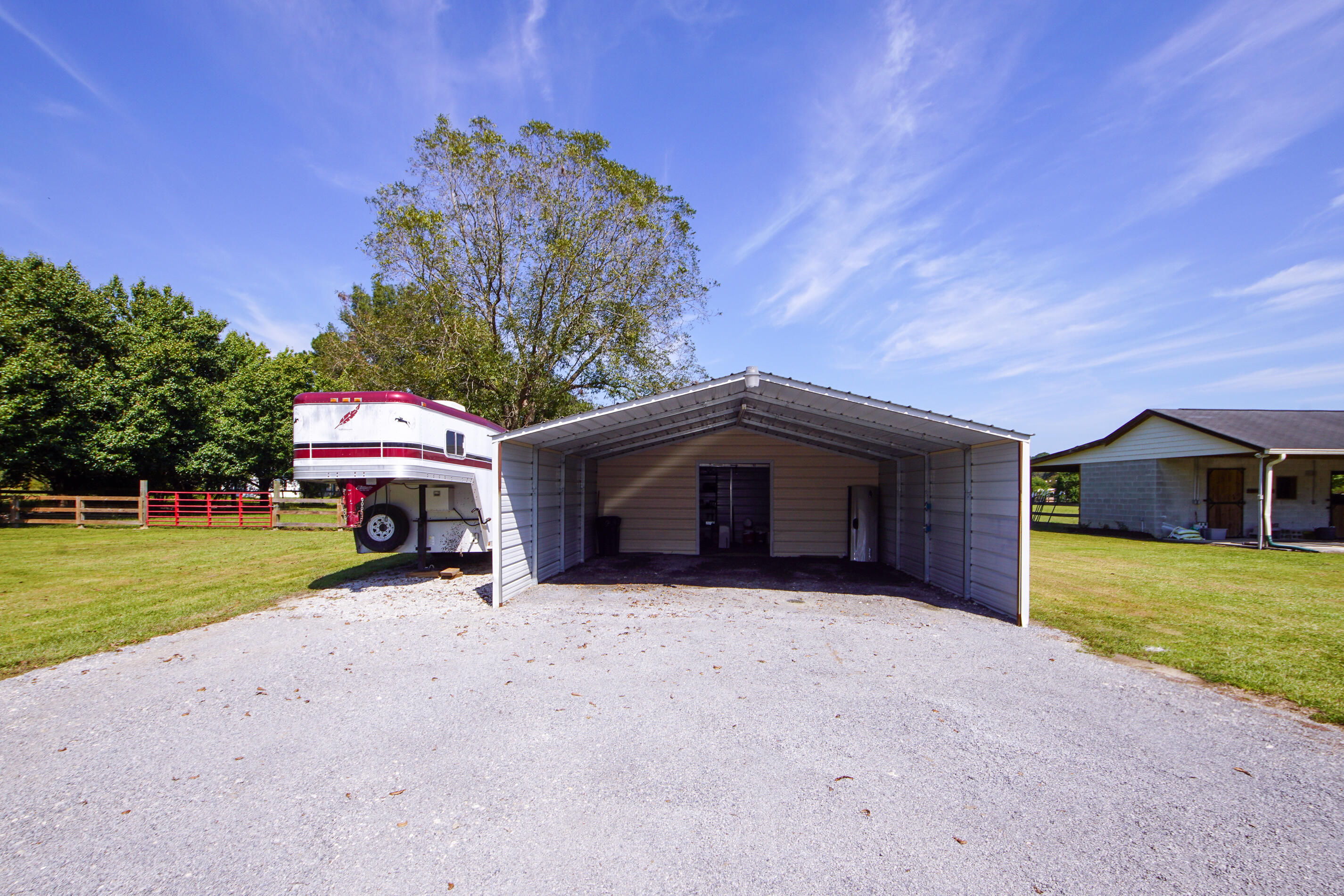 278 Campbell Road Ridgeville, SC 29472 - Photo 34 of 59 Covered carport and Utility Shed