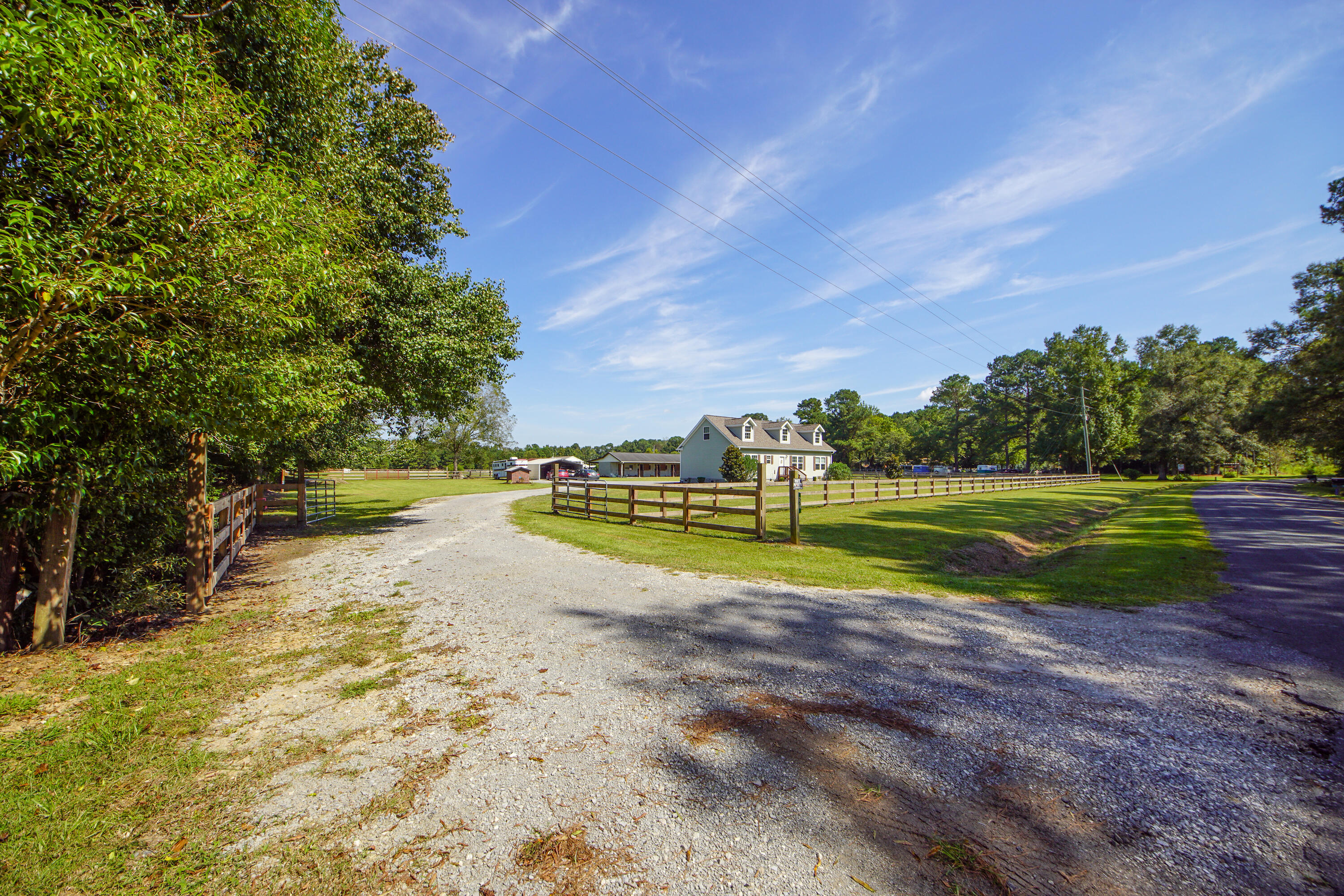 278 Campbell Road Ridgeville, SC 29472 - Photo 56 of 59 Gated Driveway Entrance
