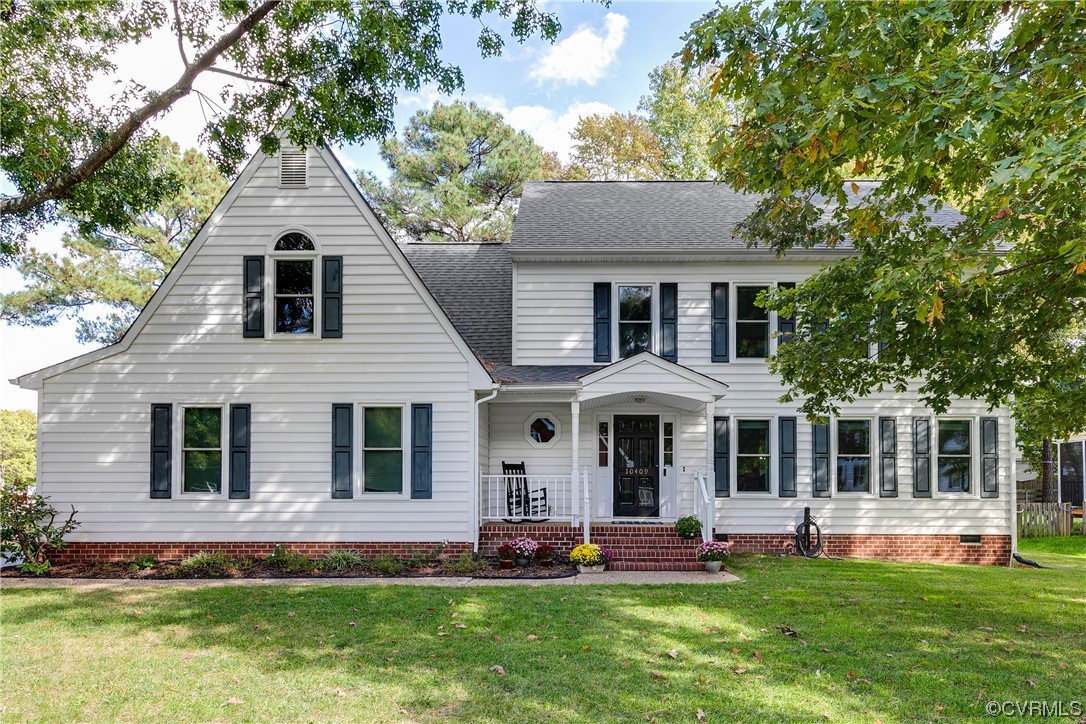 10409 Attems Way Glen Allen, VA 23060 - Photo 1 of 37 a front view of a house with a yard and porch