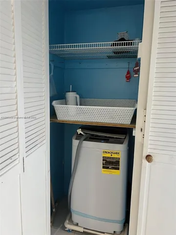 a utility room with a washer and dryer