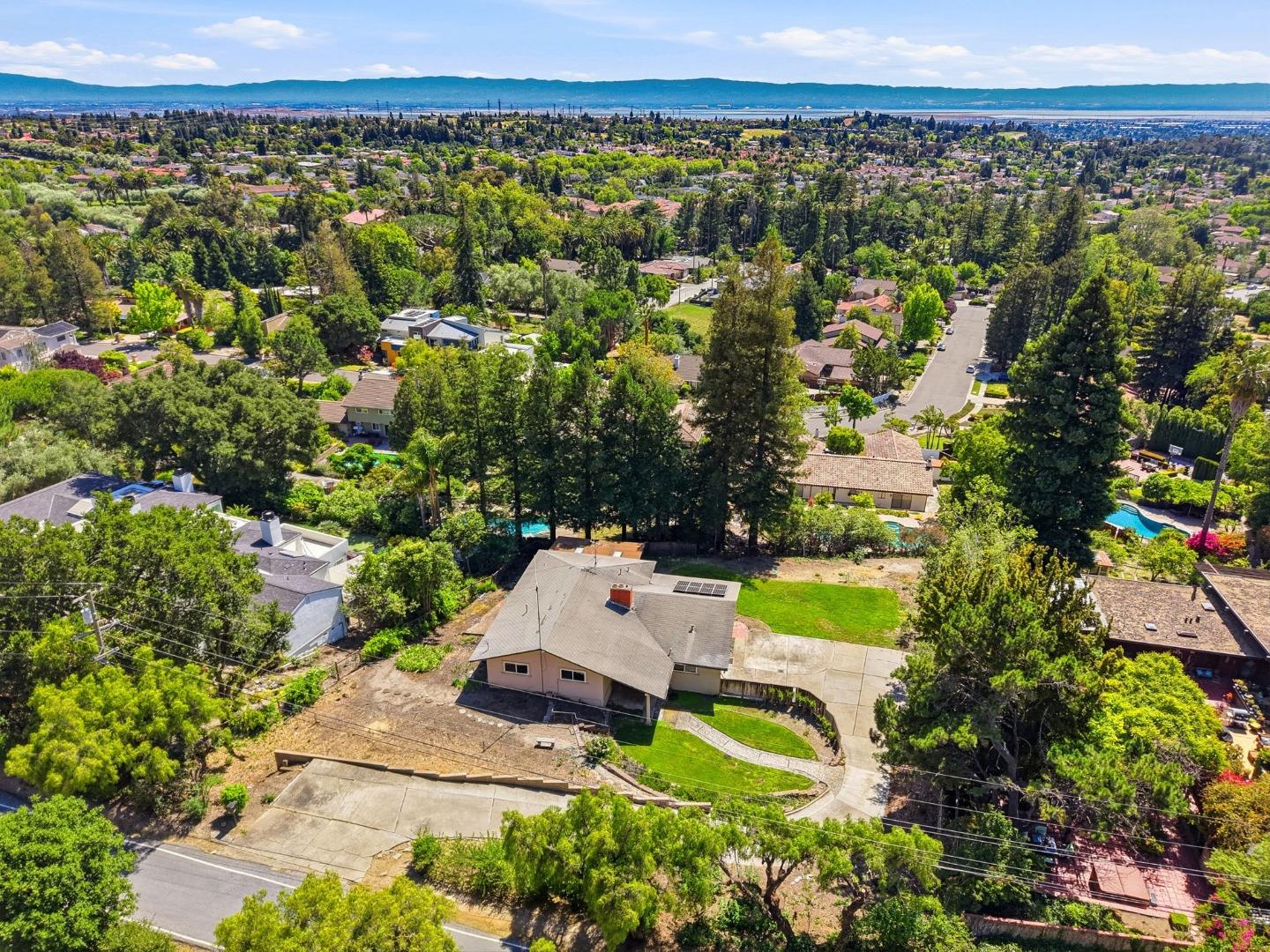 208 Mill Creek Road Fremont, CA 94539 - Photo 52 of 59 an aerial view of a house with a yard