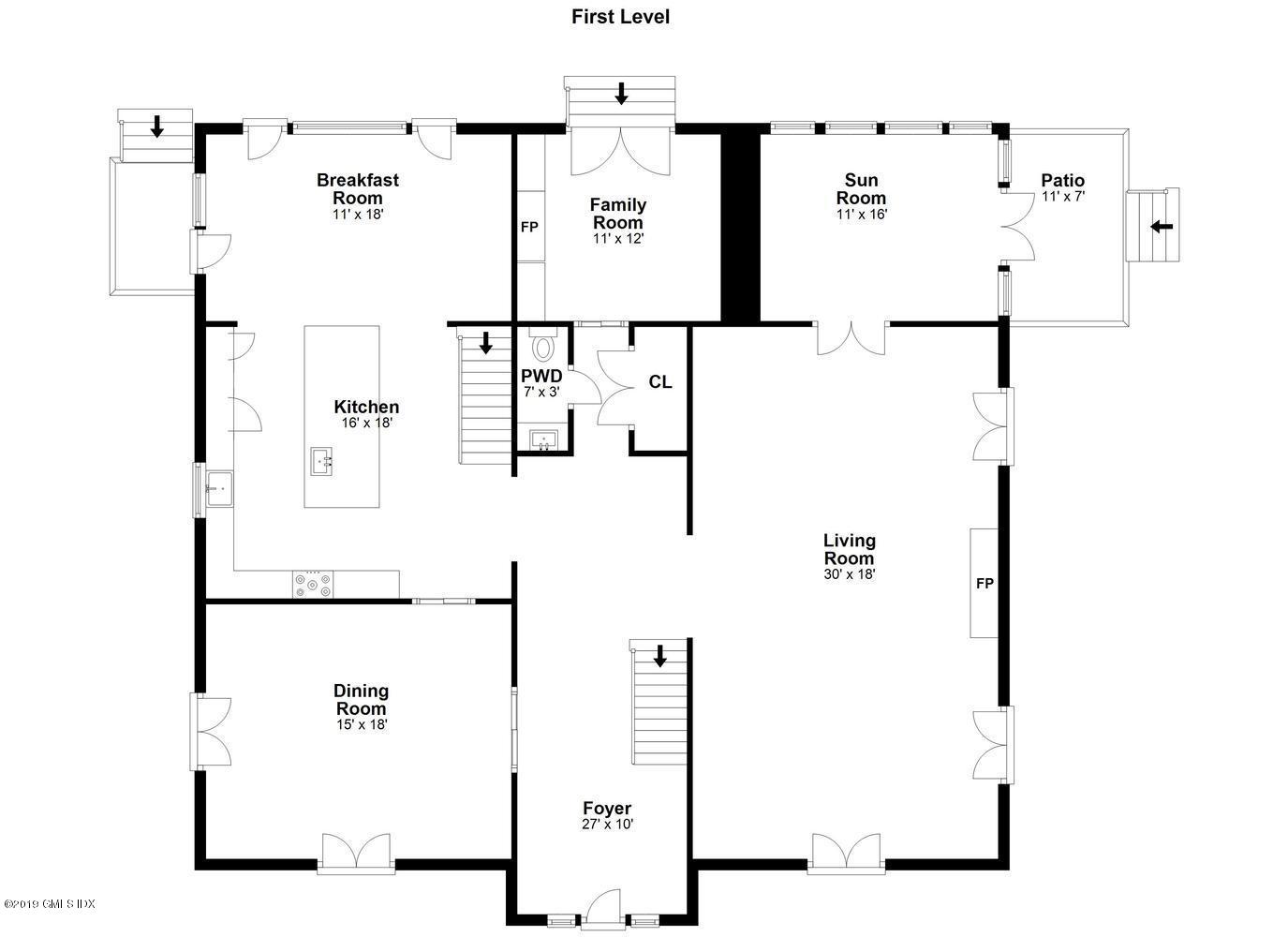 56 Old Church Road Greenwich, CT 06830 - Photo 36 of 41 a picture of a bathroom with sink and mirror