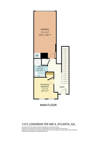 $2,500 | 1272 Longreen Terrace Northwest, Unit 4, Atlanta, GA 30318