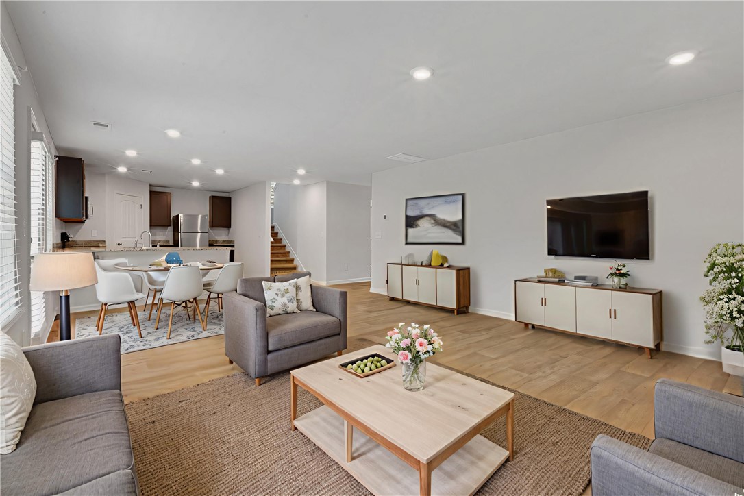 409 Fairfax Street Anderson, SC 29625 - Photo 34 of 37 Open Floor Plan Large Great Room (Virtually Staged)