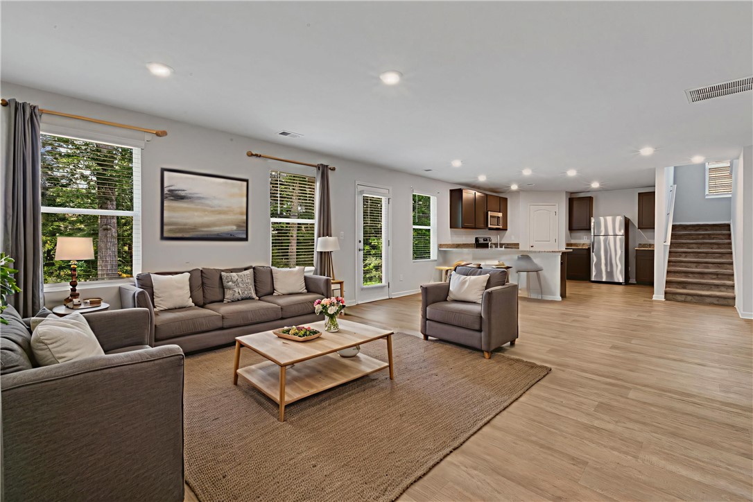 409 Fairfax Street Anderson, SC 29625 - Photo 36 of 37 Open Floor Plan Large Great Room (Virtually Staged)