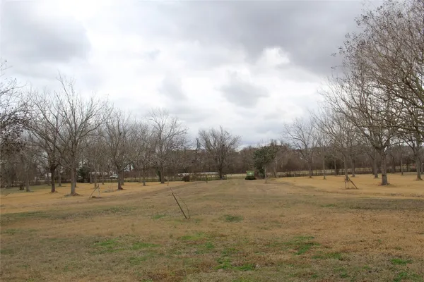 a view of tennis ground with trees