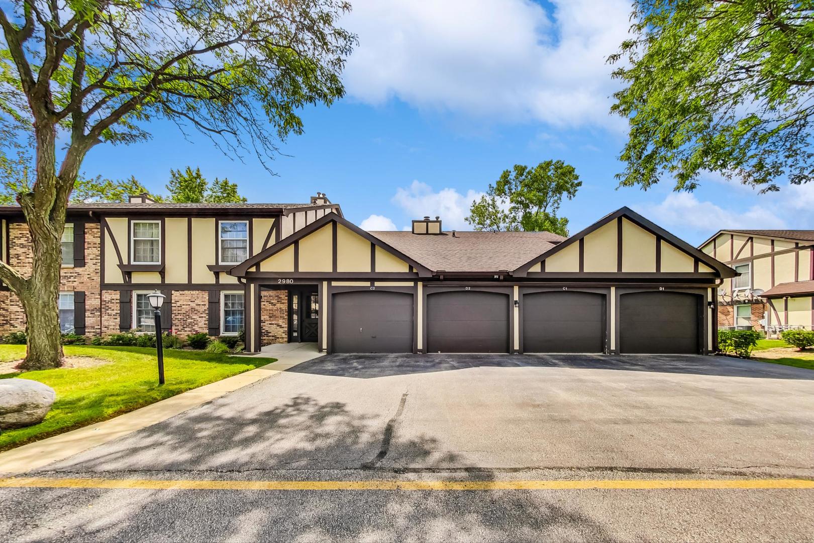 a view of backyard of house