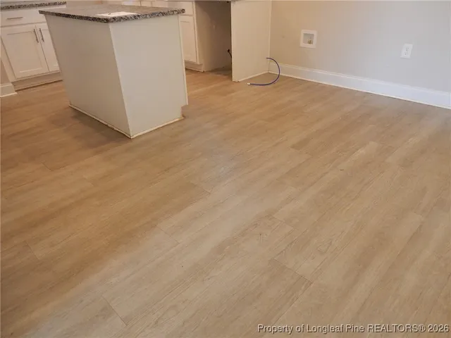 a close view of a bathtub in bathroom