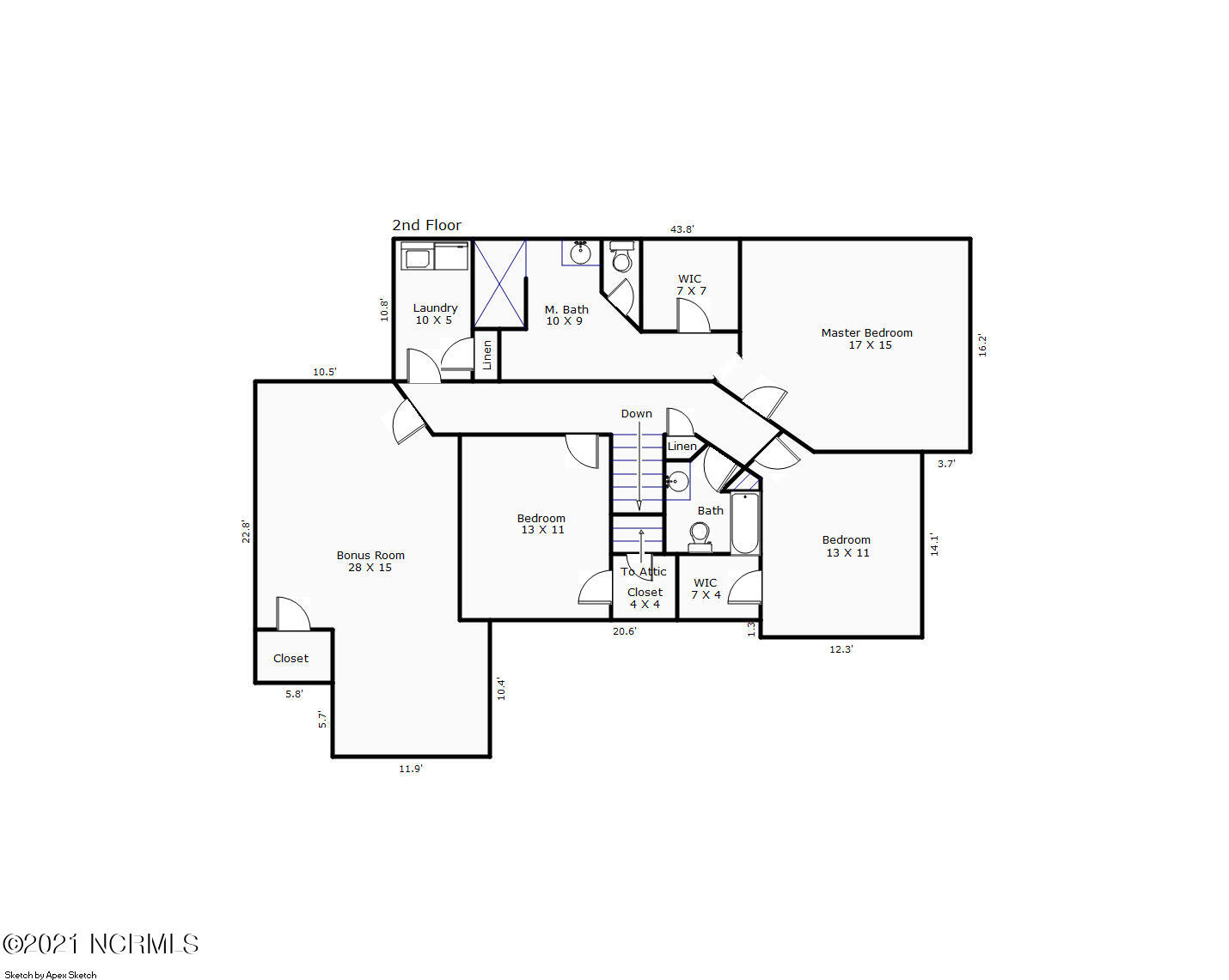 5412 Dunmore Road Wilmington, NC 28409 - Photo 39 of 39 13669 - 5412 Dunmore Road-2nd Floor